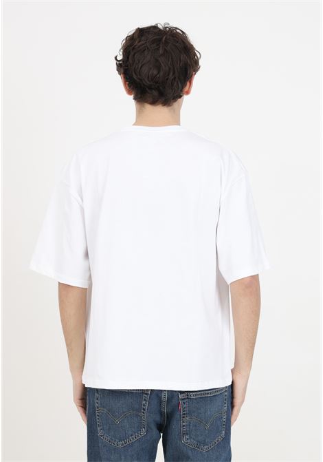 White t-shirt for men and women with logo sewn on the front and back GARMENT WORKSHOP | S4GMUATH021001